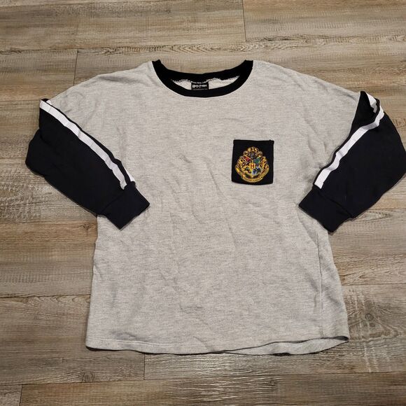 Harry Potter Off Shoulder Long Sleeve Tee Shirt Hogwarts Wizardry Womens Large - Picture 1 of 9